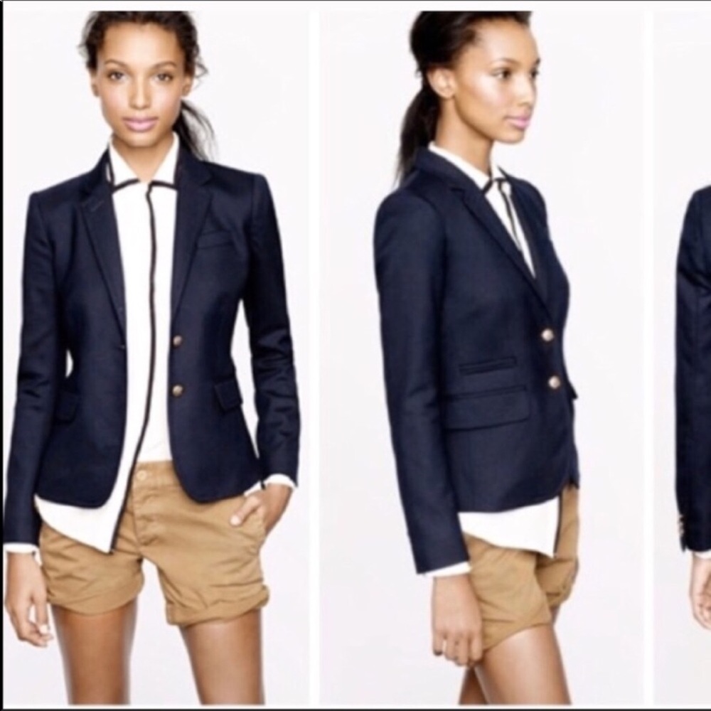 ✨Host Pick✨NWT Classic J. Crew Schoolboy Blazer - Picture 4 of 9
